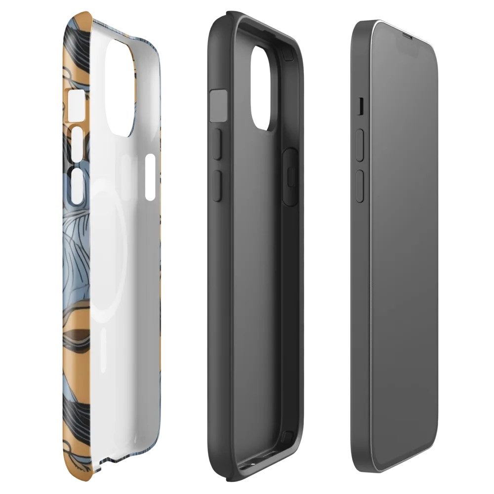 Blue Hour Faces on MagSafe Tough Case for iPhone® — Front