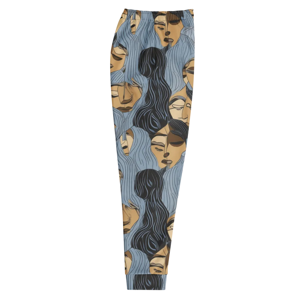 Blue Hour Faces on Men's Joggers — Right
