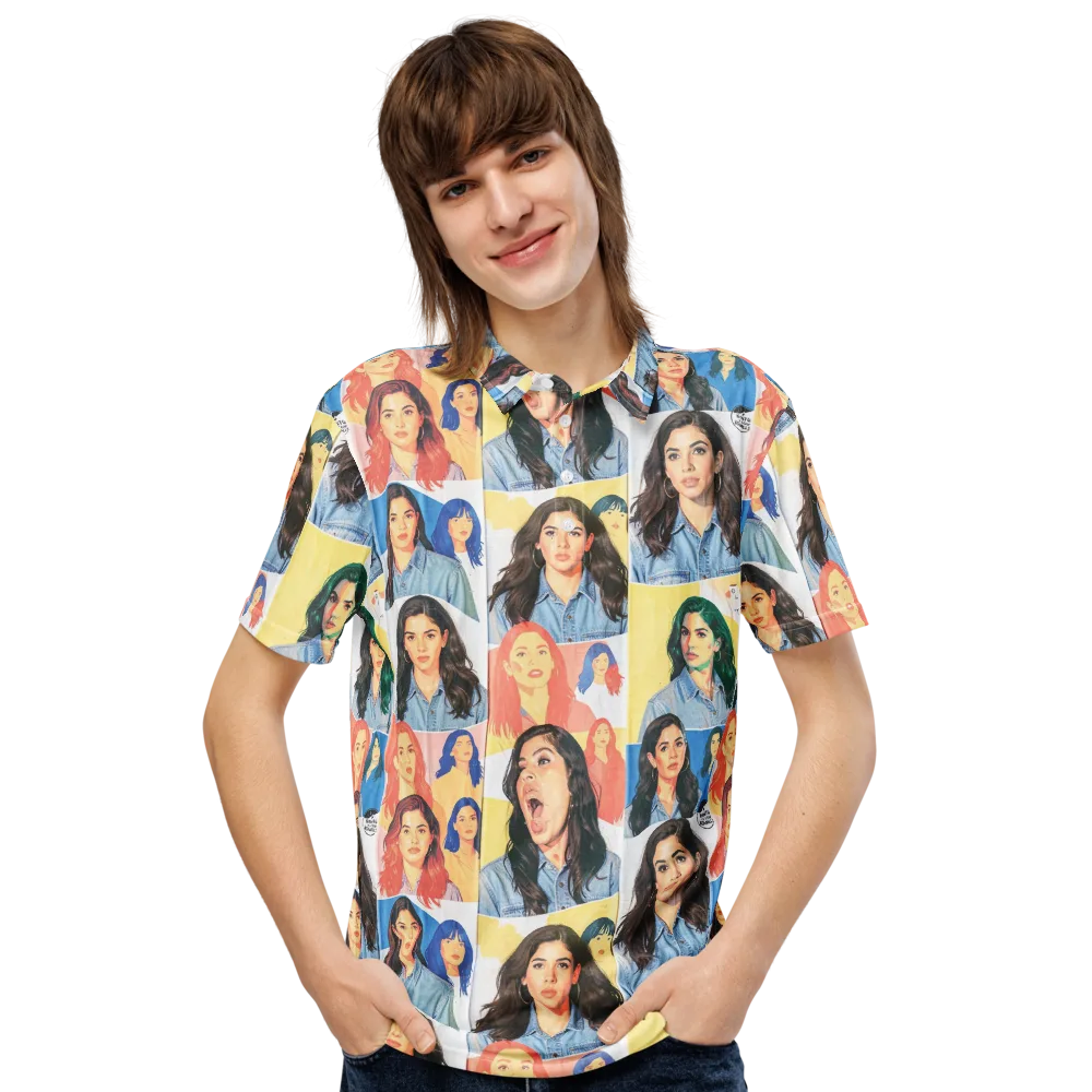 Denim Dreamgirls on Men's Slim Fit Polo Shirt — Front