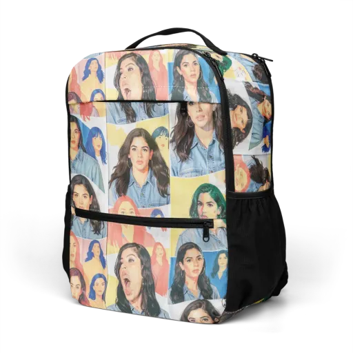 Denim Dreamgirls on a Utility Backpack