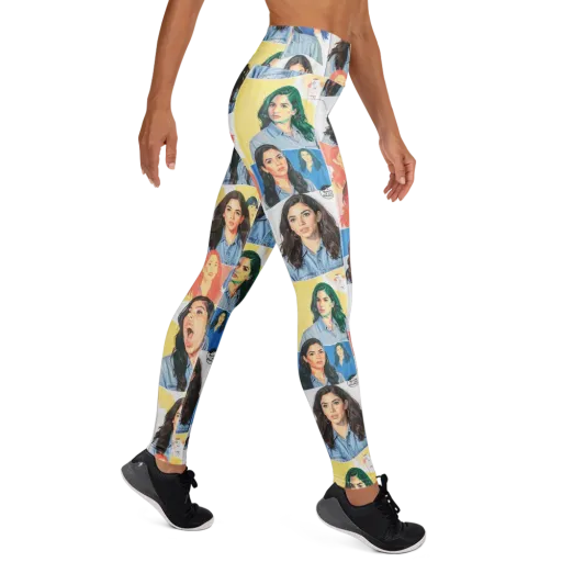 Denim Dreamgirls on a Yoga Leggings