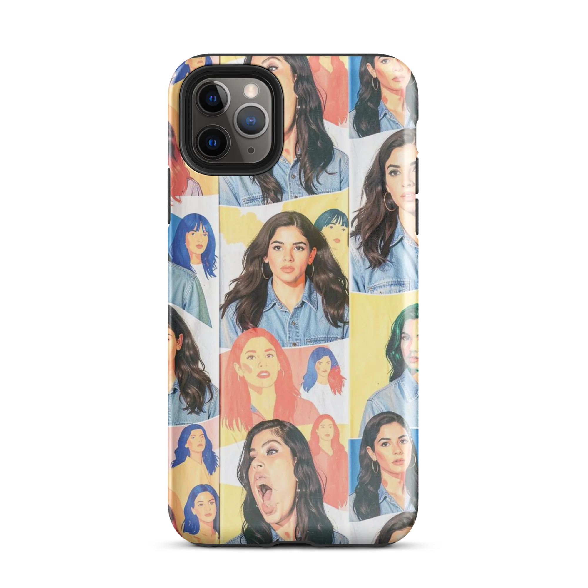 Denim Dreamgirls on Tough Case for iPhone® — Front