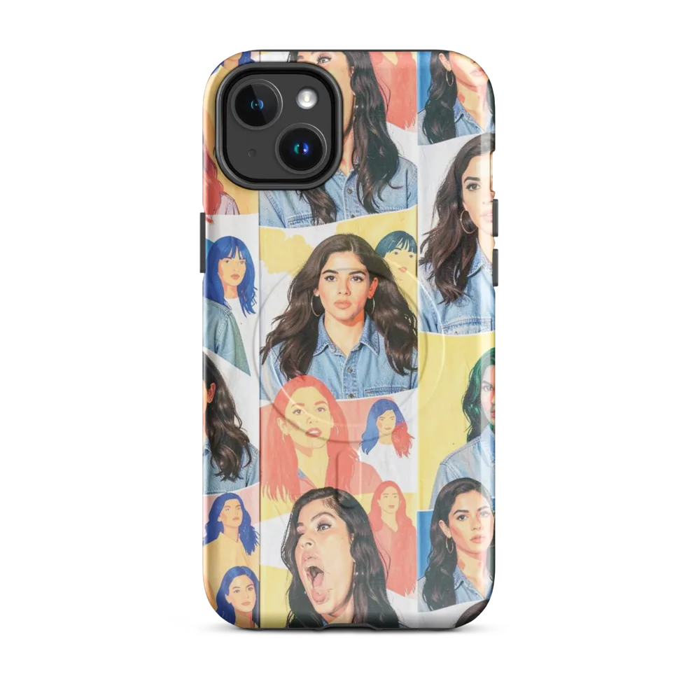 Denim Dreamgirls on MagSafe Tough Case for iPhone® — Front
