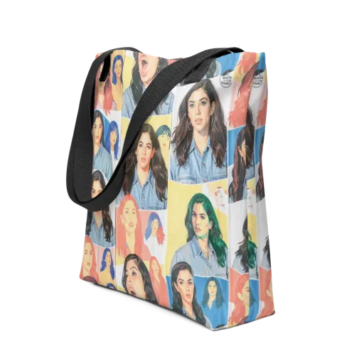 Denim Dreamgirls on a Tote Bag