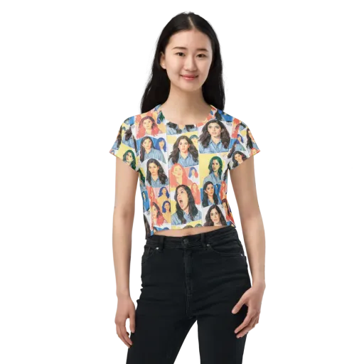 Denim Dreamgirls on a Crop Tee