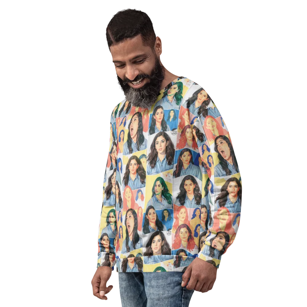 Denim Dreamgirls on Sweatshirt — Left Front