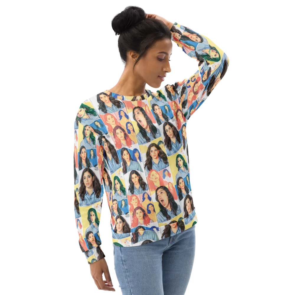Denim Dreamgirls on Sweatshirt — Right Front