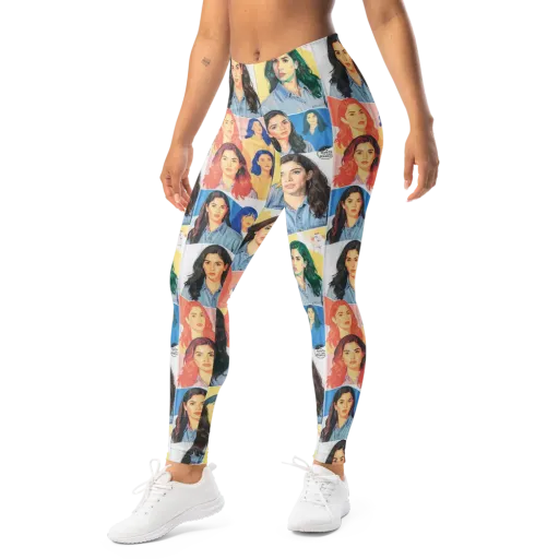 Denim Dreamgirls on a Leggings