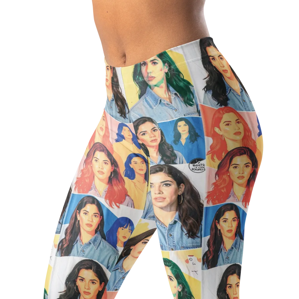 Denim Dreamgirls on Leggings — Left Front