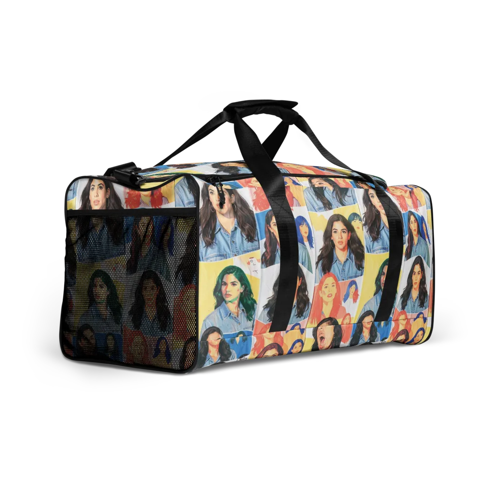 Denim Dreamgirls on Duffle Bag — Right Front