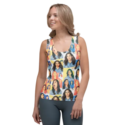 Denim Dreamgirls on a Women's Tank Top