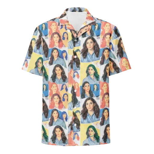 Denim Dreamgirls on a Button Shirt