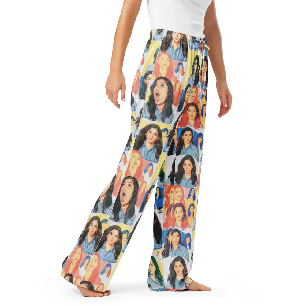 Denim Dreamgirls on Women's Pajama Pants — Right Front