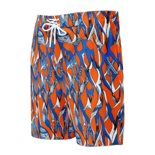 Flamingo Circuit on a Men's Board Shorts