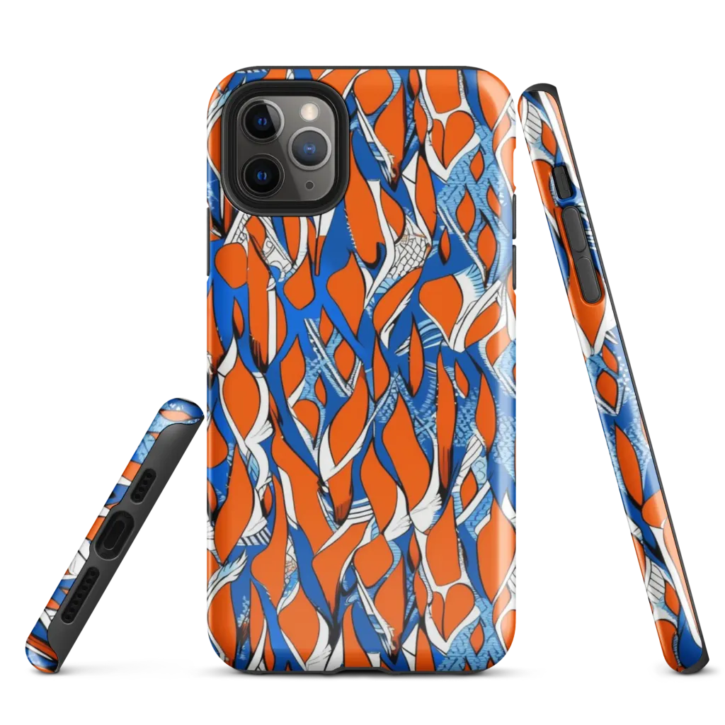 Flamingo Circuit on Tough Case for iPhone® — Front