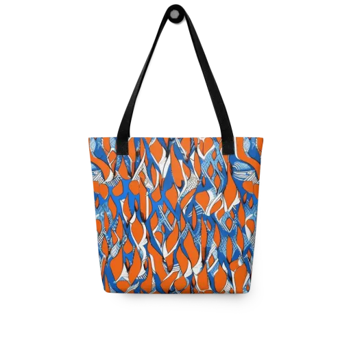 Flamingo Circuit on a Tote Bag