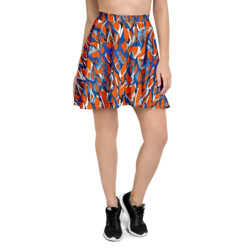 Flamingo Circuit on a Skater Skirt