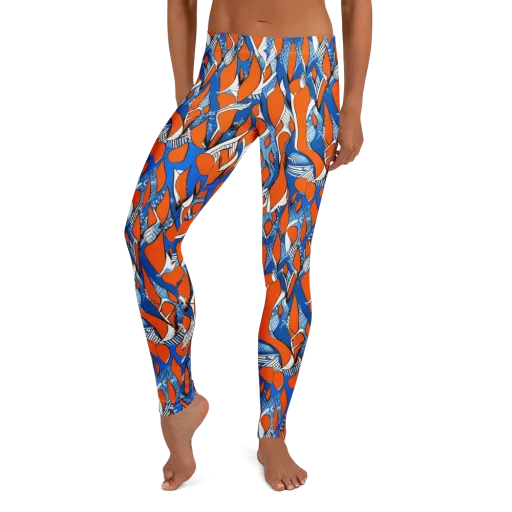 Flamingo Circuit on a Leggings