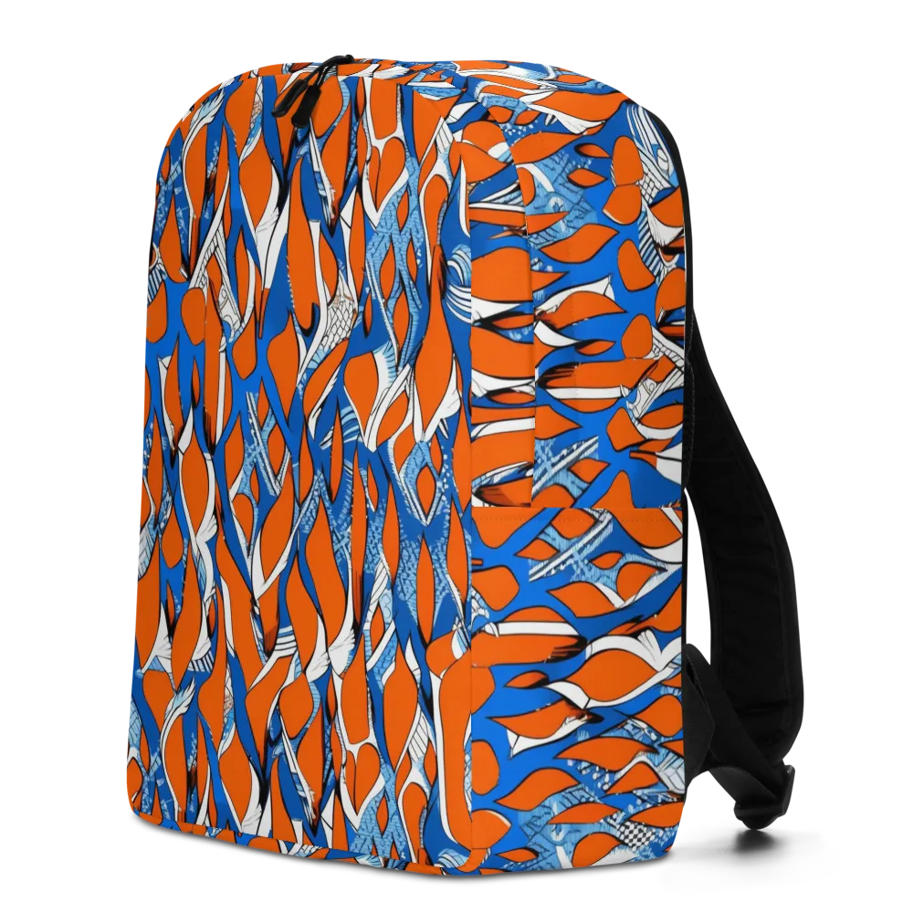 Flamingo Circuit on Minimalist Backpack — Left