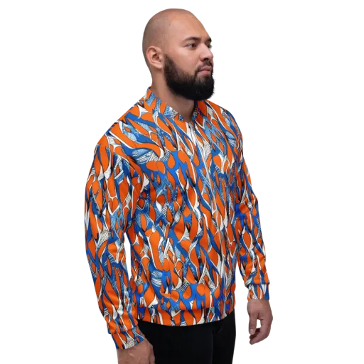 Flamingo Circuit on a Bomber Jacket