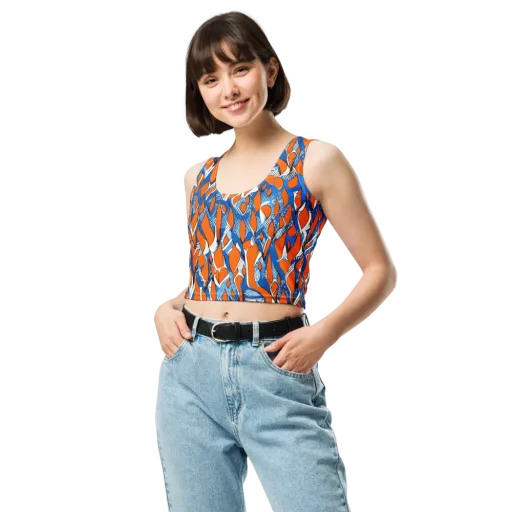 Flamingo Circuit on a Crop Top