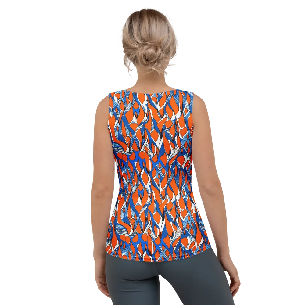 Flamingo Circuit on Women's Tank Top — Back