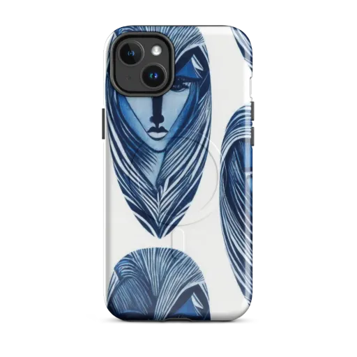 Indigo Visage on a MagSafe Tough Case for iPhone®