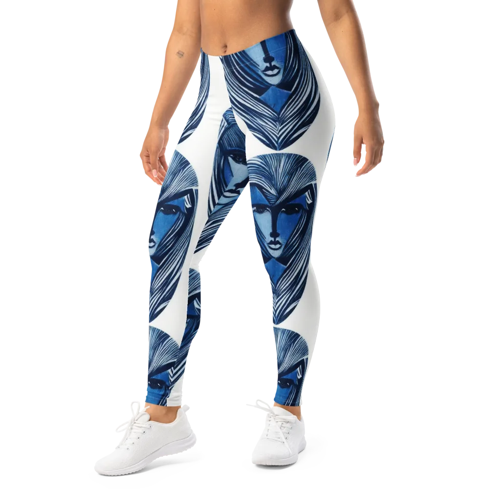 Indigo Visage on Leggings — Left Front