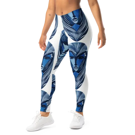 Indigo Visage on a Leggings