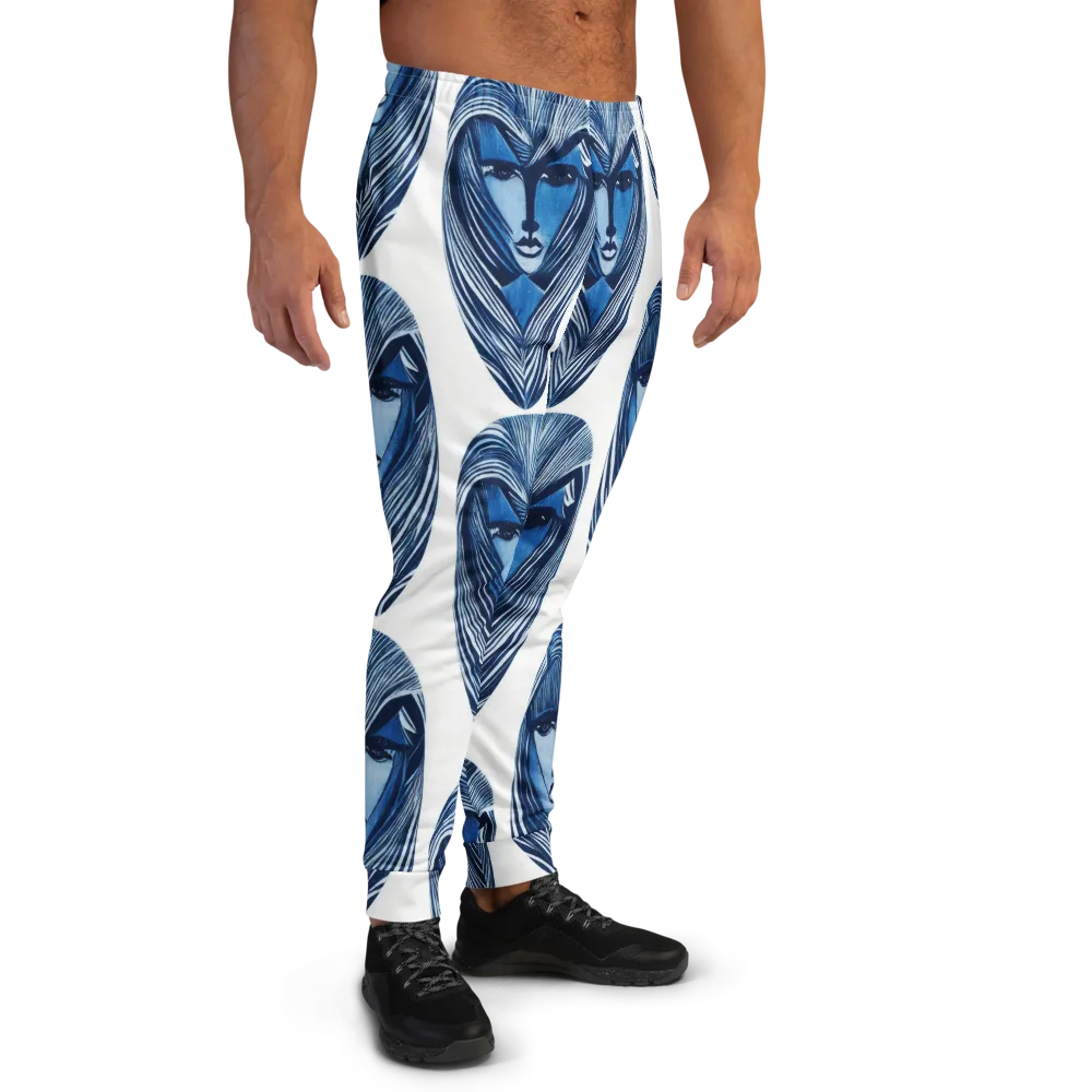 Indigo Visage on Men's Joggers — Right