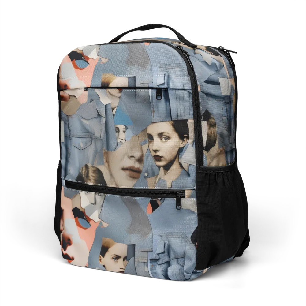 Blue Jean Mirage on Utility Backpack — Left Front