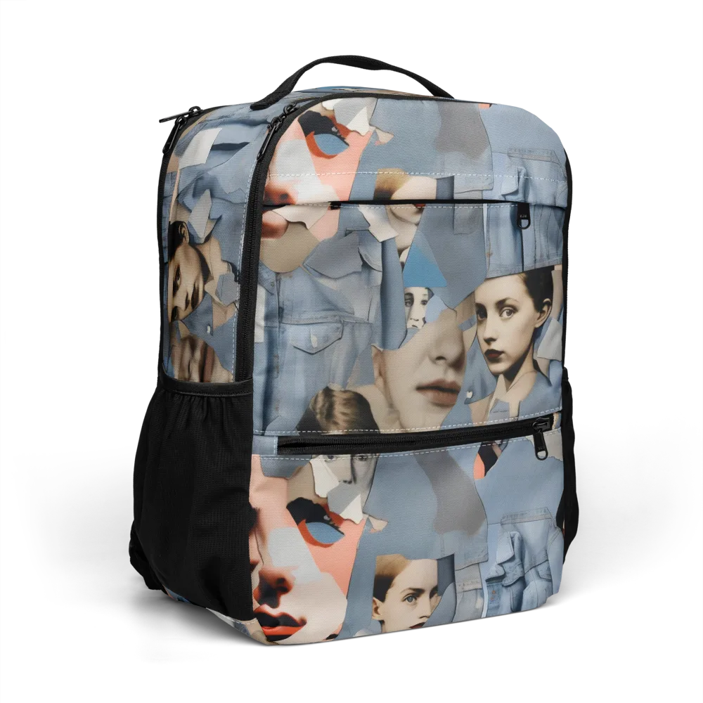 Blue Jean Mirage on Utility Backpack — Right Front