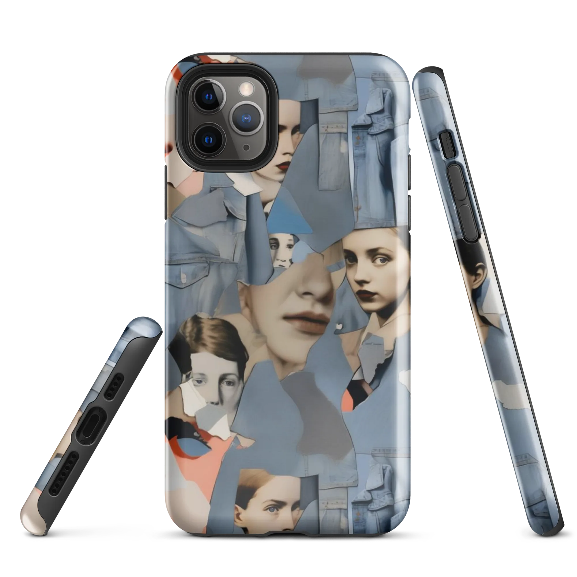 Blue Jean Mirage on Tough Case for iPhone® — Front