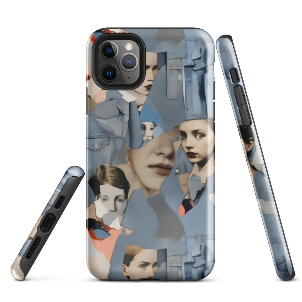 Blue Jean Mirage on Tough Case for iPhone® — Front