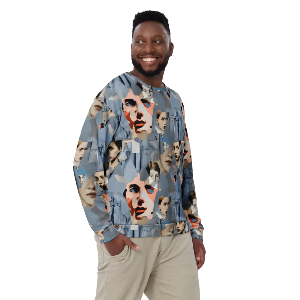 Blue Jean Mirage on Sweatshirt — Front