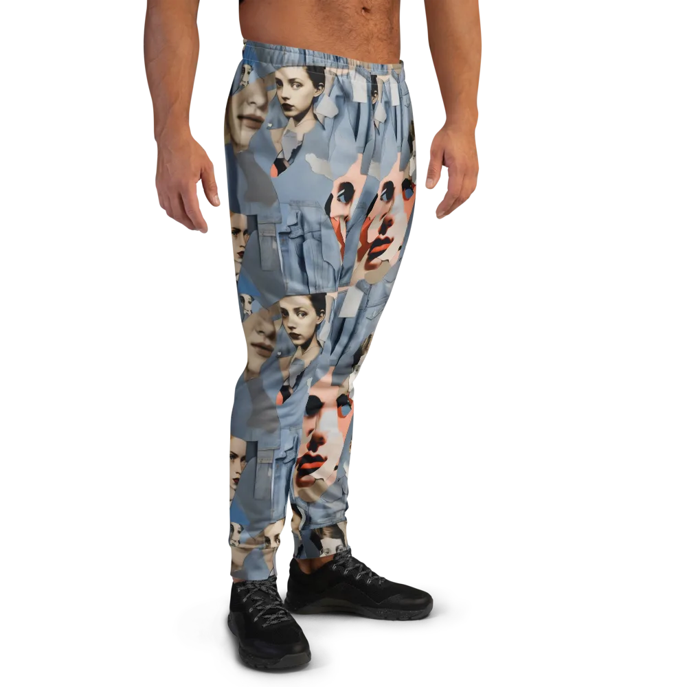 Blue Jean Mirage on Men's Joggers — Right