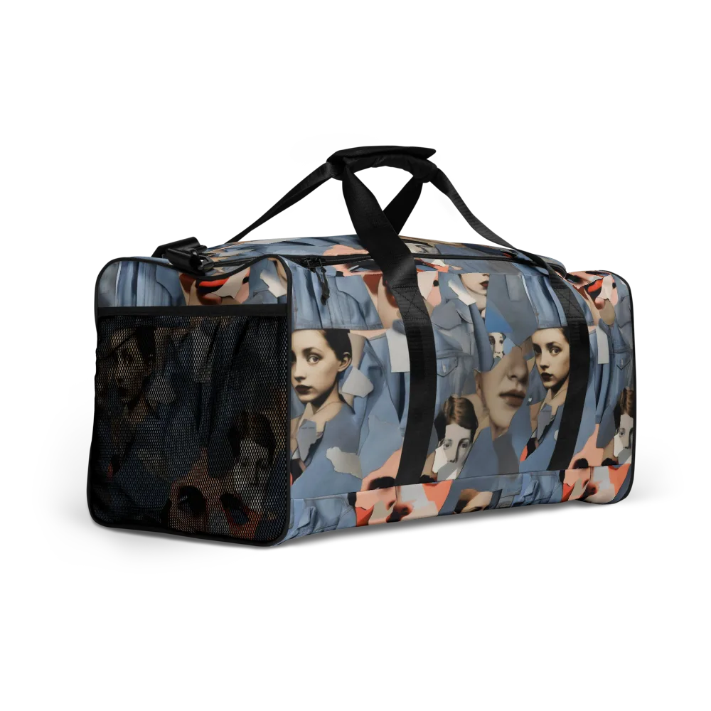 Blue Jean Mirage on Duffle Bag — Right Front