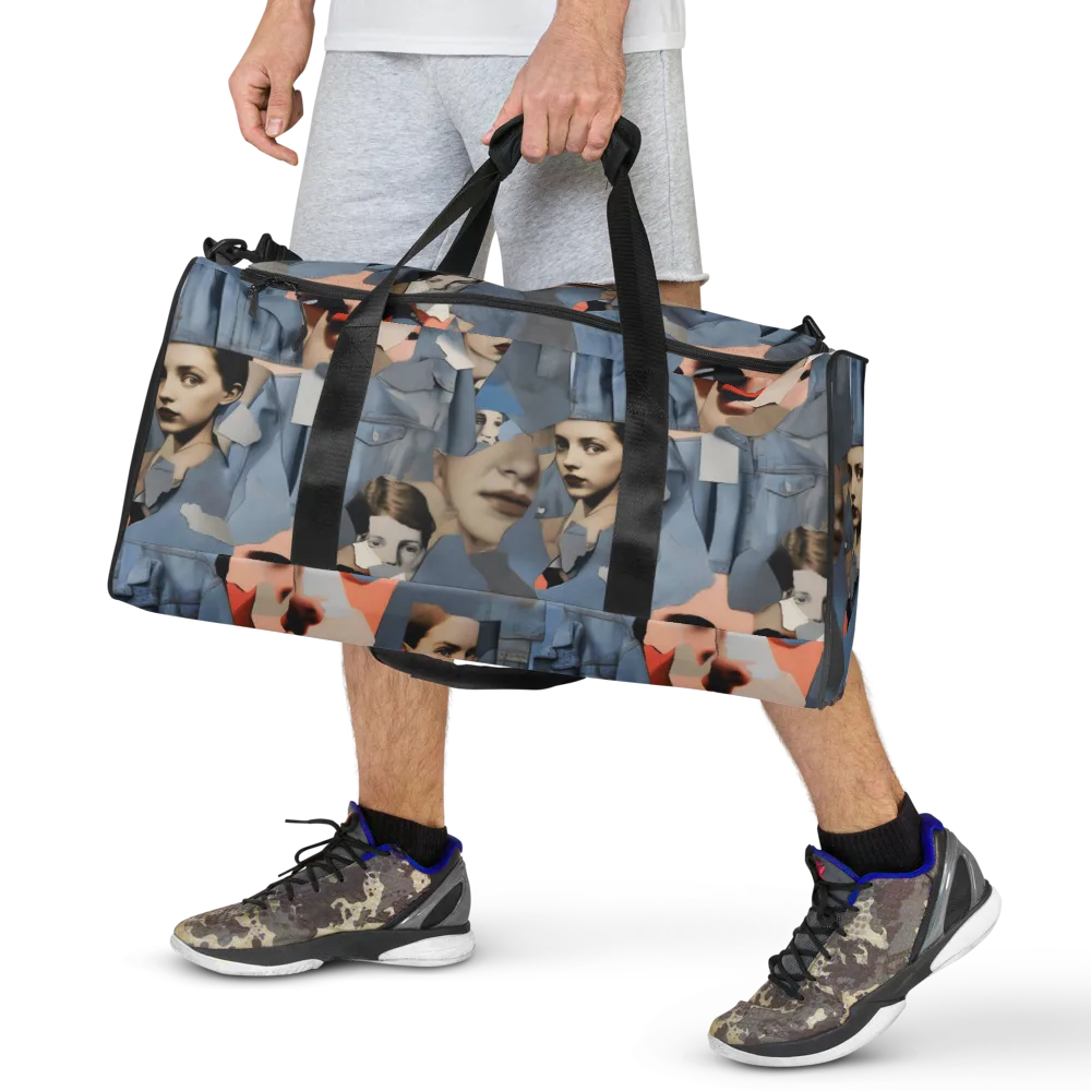 Blue Jean Mirage on Duffle Bag — Front