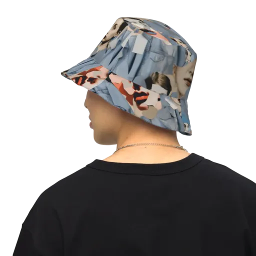 Blue Jean Mirage on a Reversible Bucket Hat