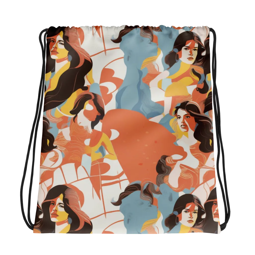 Coral Cabaret on Drawstring Bag — Photo