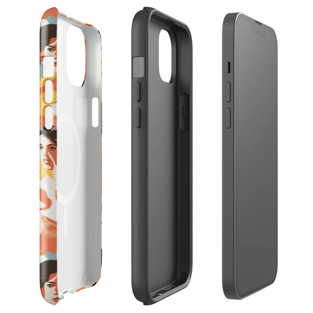 Coral Cabaret on MagSafe Tough Case for iPhone® — Front