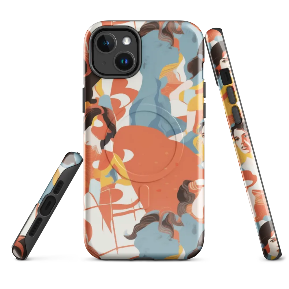 Coral Cabaret on MagSafe Tough Case for iPhone® — Front