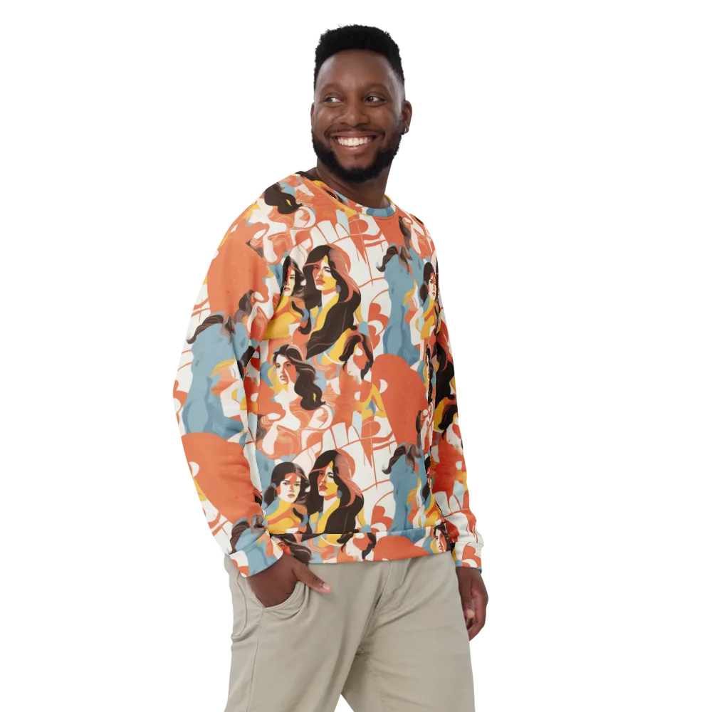 Coral Cabaret on Sweatshirt — Front