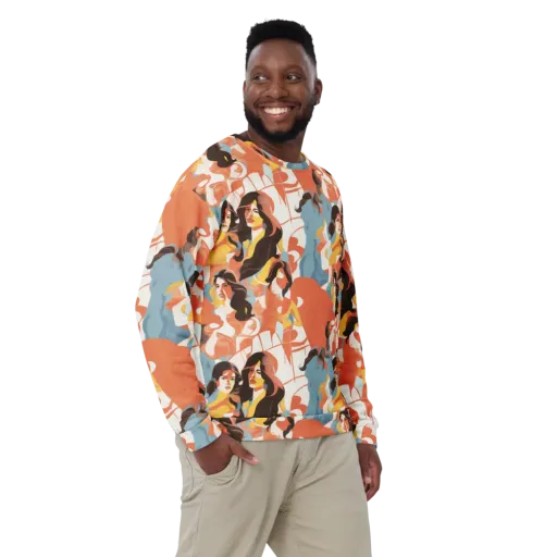 Coral Cabaret on a Sweatshirt