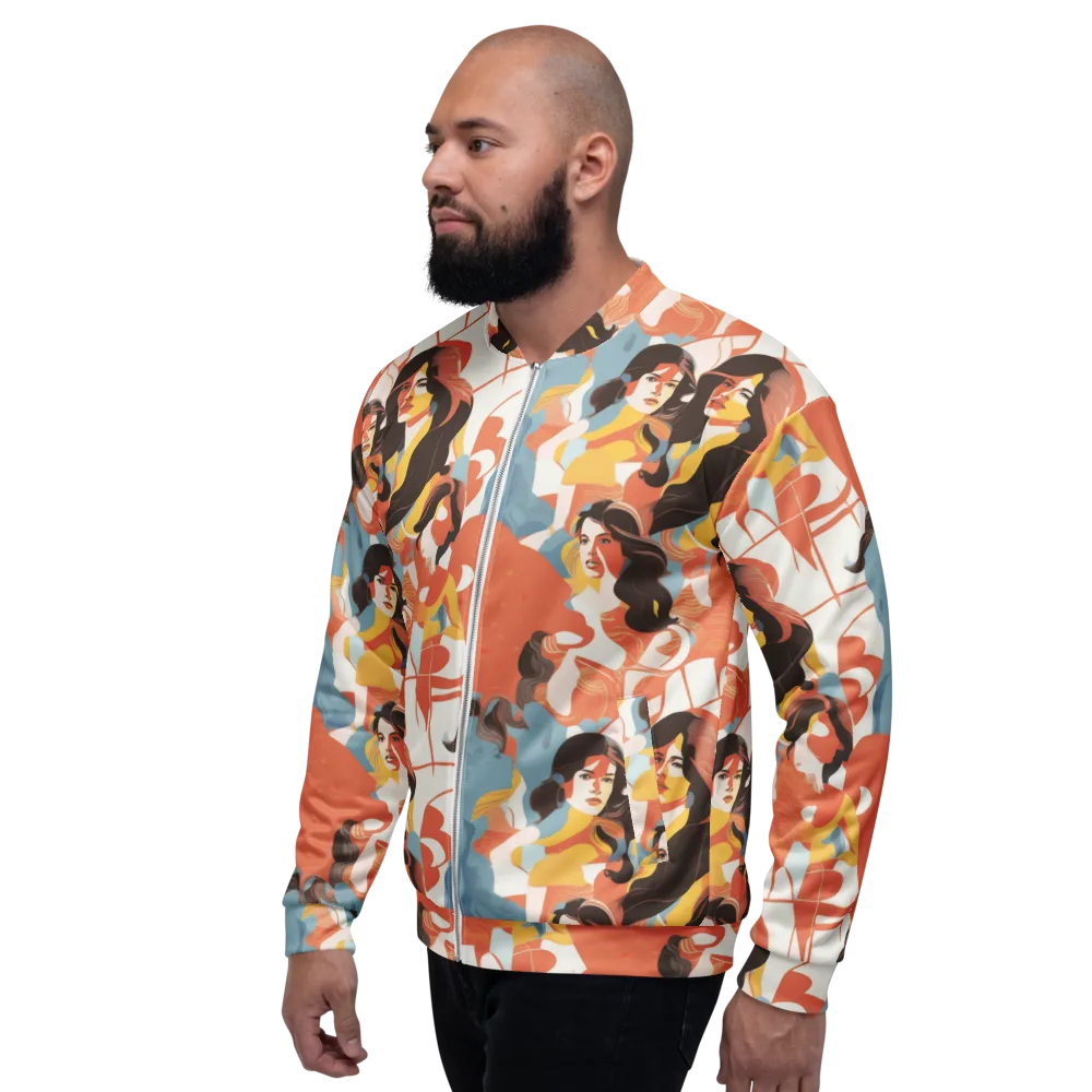 Coral Cabaret on Bomber Jacket — Left