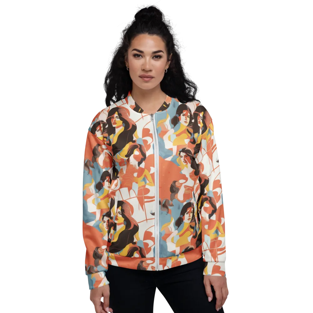 Coral Cabaret on Bomber Jacket — Front