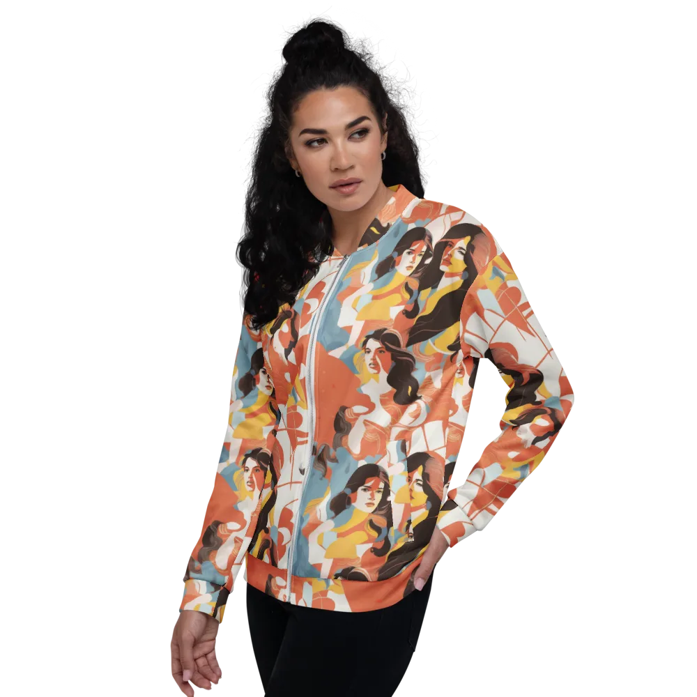 Coral Cabaret on Bomber Jacket — Left