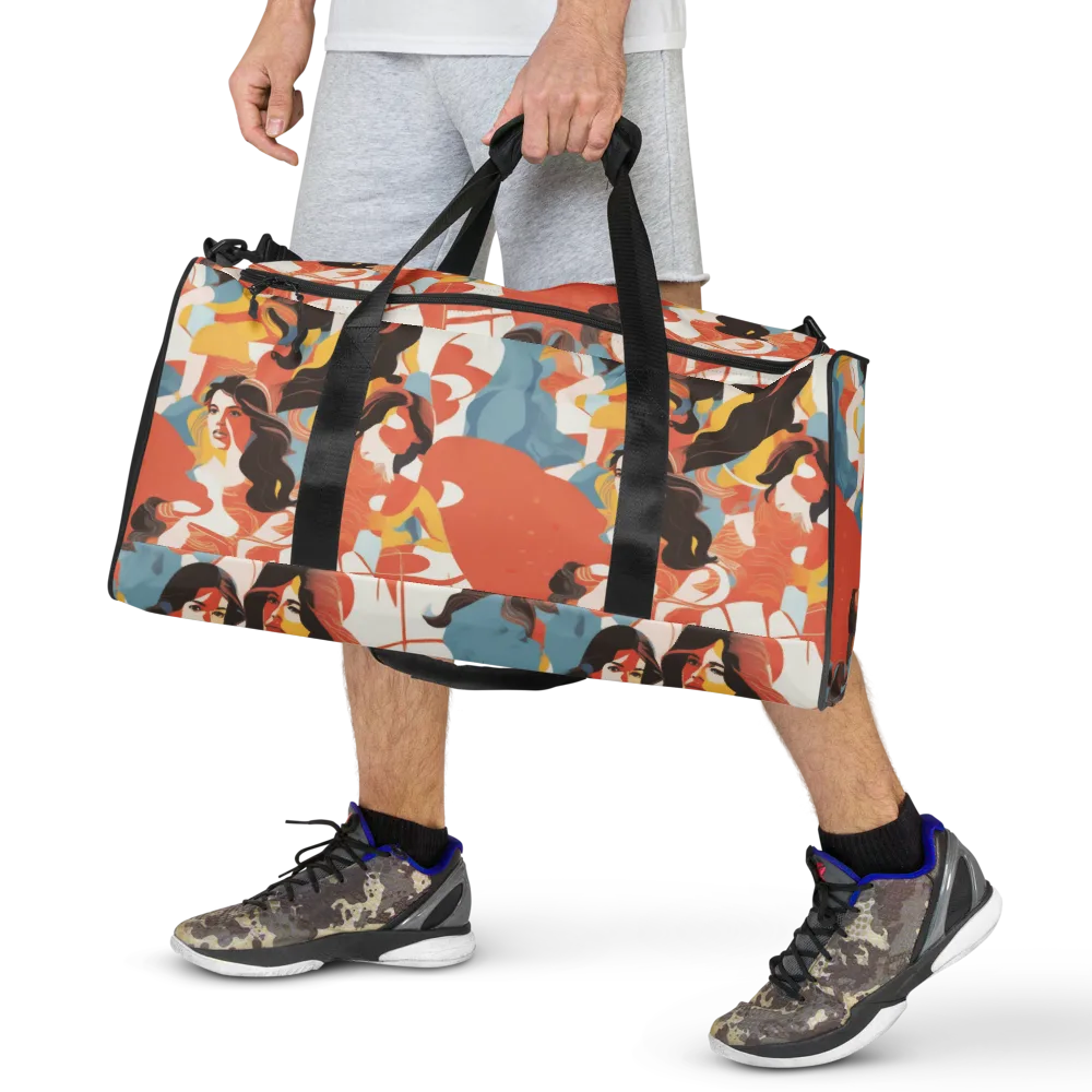 Coral Cabaret on Duffle Bag — Front