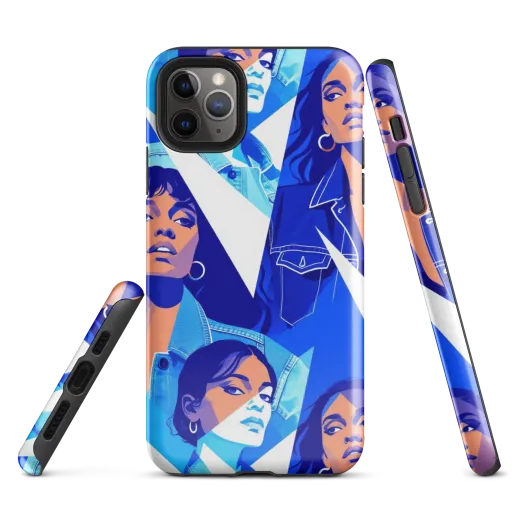 Electric Blue Muse on a Tough Case for iPhone®