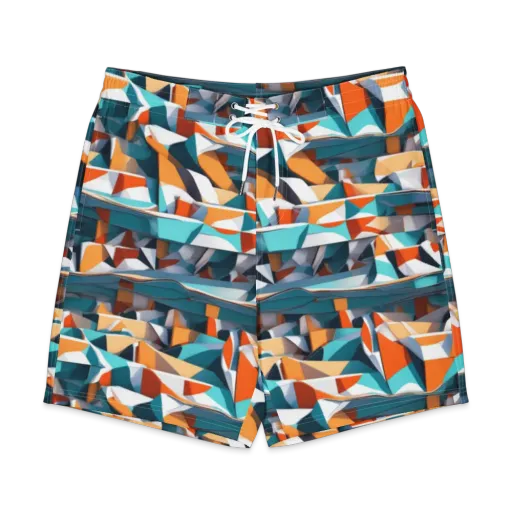 Folded Horizon on a Men's Board Shorts